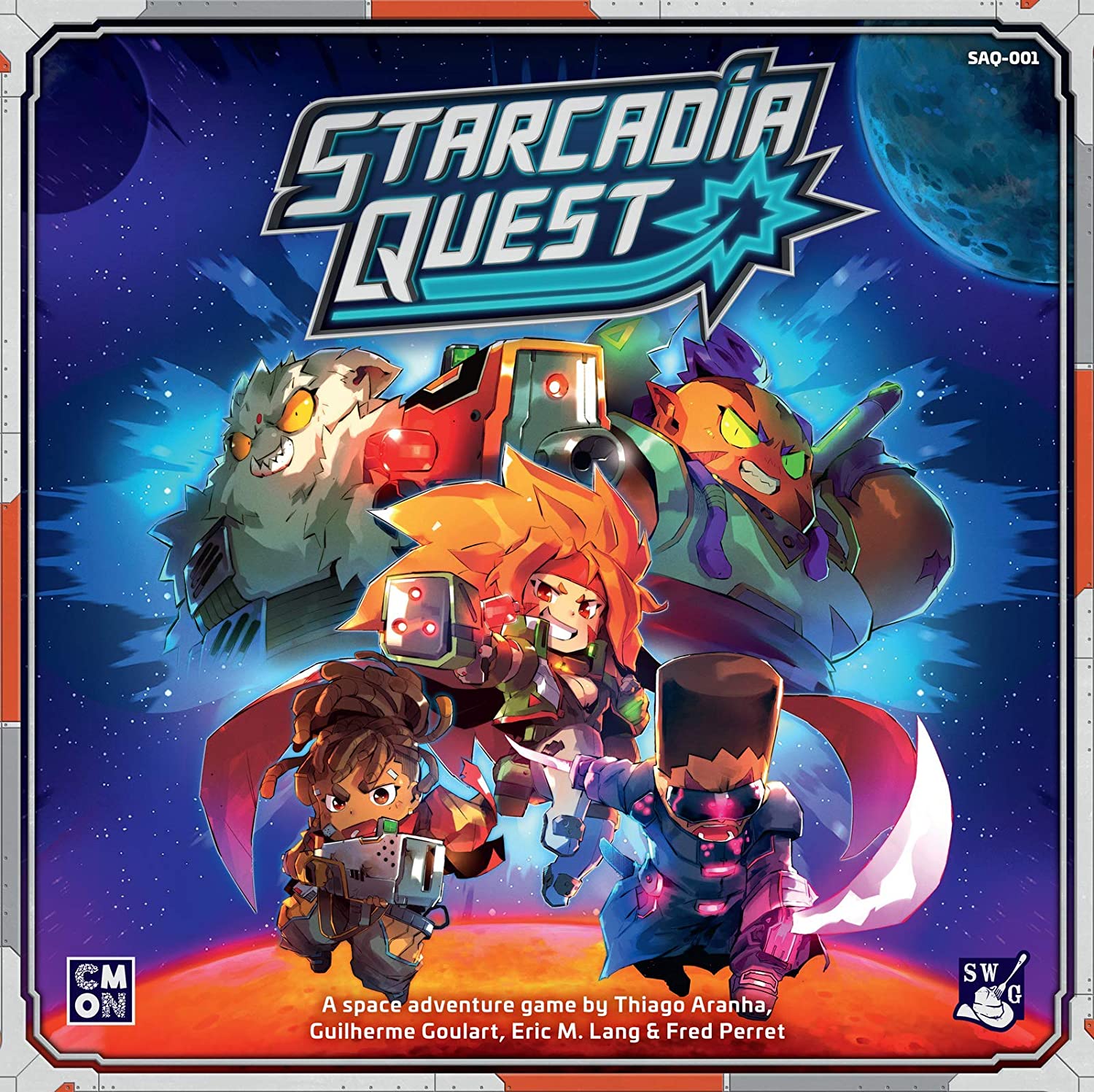 Starcadia Quest board Game - WiredVillage Games - CMON